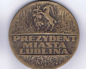 Medal pamiątkowy Prezydenta Miasta Lublina