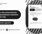 Obrót nieruchomościami w województwie lubelskim w 2022 roku Foto