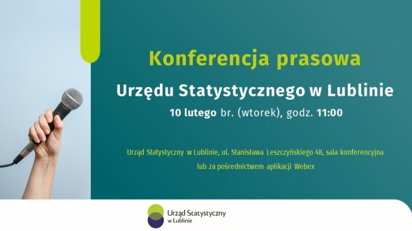 Konferencja prasowa Urzędu Statystycznego w Lublinie