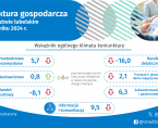 Koniunktura gospodarcza w województwie lubelskim w październiku 2024 r. - infografika Foto