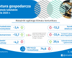 Koniunktura gospodarcza w województwie lubelskim w listopadzie 2025 r. - infografika Foto