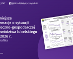 Ważniejsze informacje o sytuacji społeczno-gospodarczej województwa lubelskiego maj 2026 r. Foto