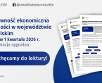 Aktywność ekonomiczna ludności w województwie lubelskim. Stan w 1 kwartale 2026 r. Foto