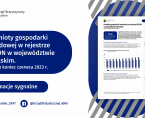 Podmioty gospodarki narodowej w rejestrze REGON w województwie lubelskim Stan na koniec czerwca 2023 r. Foto