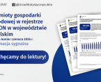 Podmioty gospodarki narodowej w rejestrze REGON w województwie lubelskim. Stan na koniec czerwca 2026 r. Foto