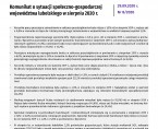 Komunikat o sytuacji społeczno-gospodarczej województwa lubelskiego sierpień 2020 r. Foto