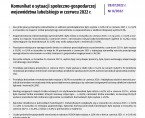 Komunikat o sytuacji społeczno-gospodarczej województwa lubelskiego czerwiec 2022 r. Foto