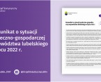 Komunikat o sytuacji społeczno-gospodarczej województwa lubelskiego lipiec 2022 r. Foto