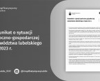 Komunikat o sytuacji społeczno-gospodarczej województwa lubelskiego luty 2023 r. Foto