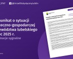 Komunikat o sytuacji społeczno-gospodarczej województwa lubelskiego lipiec 2025 r. Foto