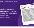 Komunikat o sytuacji społeczno-gospodarczej województwa lubelskiego grudzień 2025 r. Foto