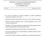 Komunikat o sytuacji społeczno-gospodarczej województwa lubelskiego listopad 2015 r. Foto