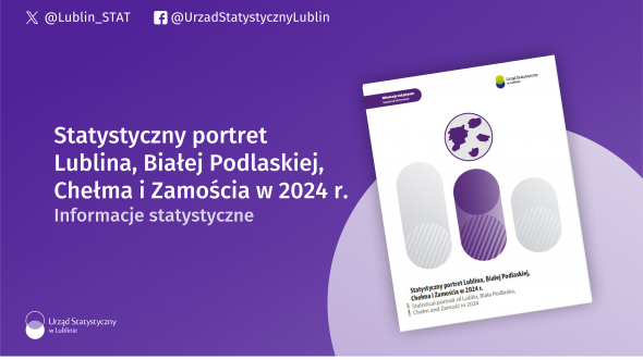 Statystyczny portret Lublina, Białej Podlaskiej, Chełma i Zamościa w 2024 r.