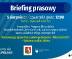 Briefing prasowy dot. Narodowego Spisu Powszechnego Ludności i Mieszkań 2021 - Spiszmy się dla Lublina Foto