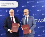 Podpisanie porozumienia pomiędzy Urzędem Statystycznym w Lublinie a Stowarzyszeniem Lubelskiego Obszaru Metropolitalnego Foto