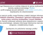 Urząd Statystyczny w Lublinie dołącza do Twittera! Foto