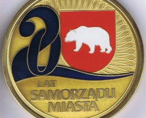 Medal pamiątkowy 20 lat Samorządu Miasta Radzyń Podlaski 1990-2010